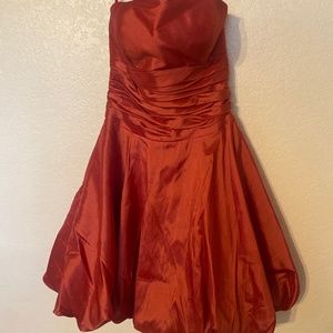 Coral prom dress